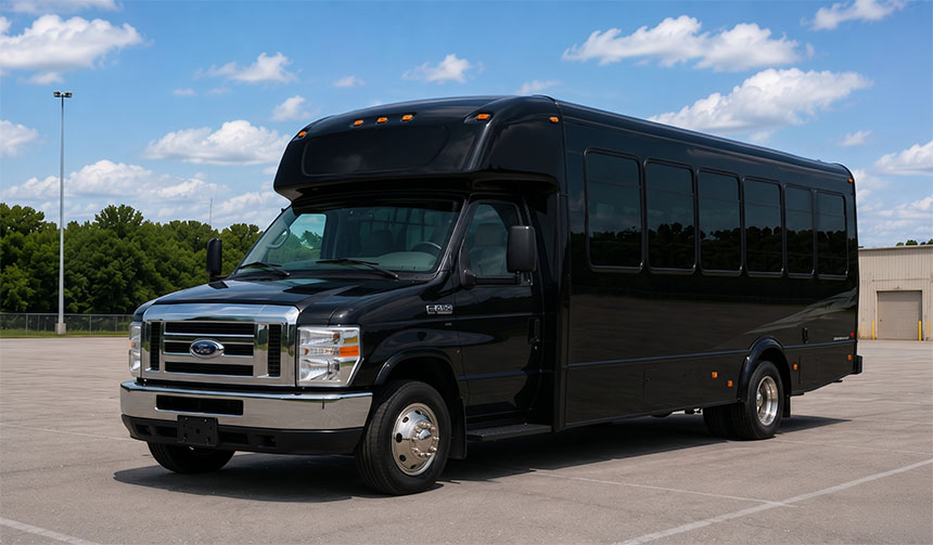 20-passenger minibus available for charter in Goodyear, AZ