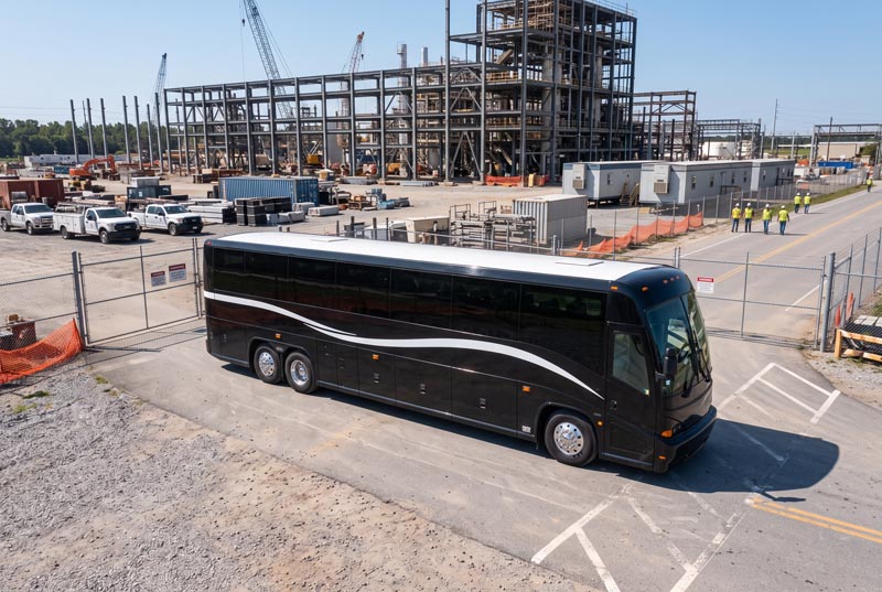 Construction Site Shuttle Bus Rentals in Goodyear, AZ